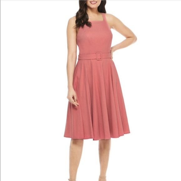 Gal Meets Glam Dresses & Skirts - NWTGal Meets Glam Ruth Dress Rosemist Linen Belted
